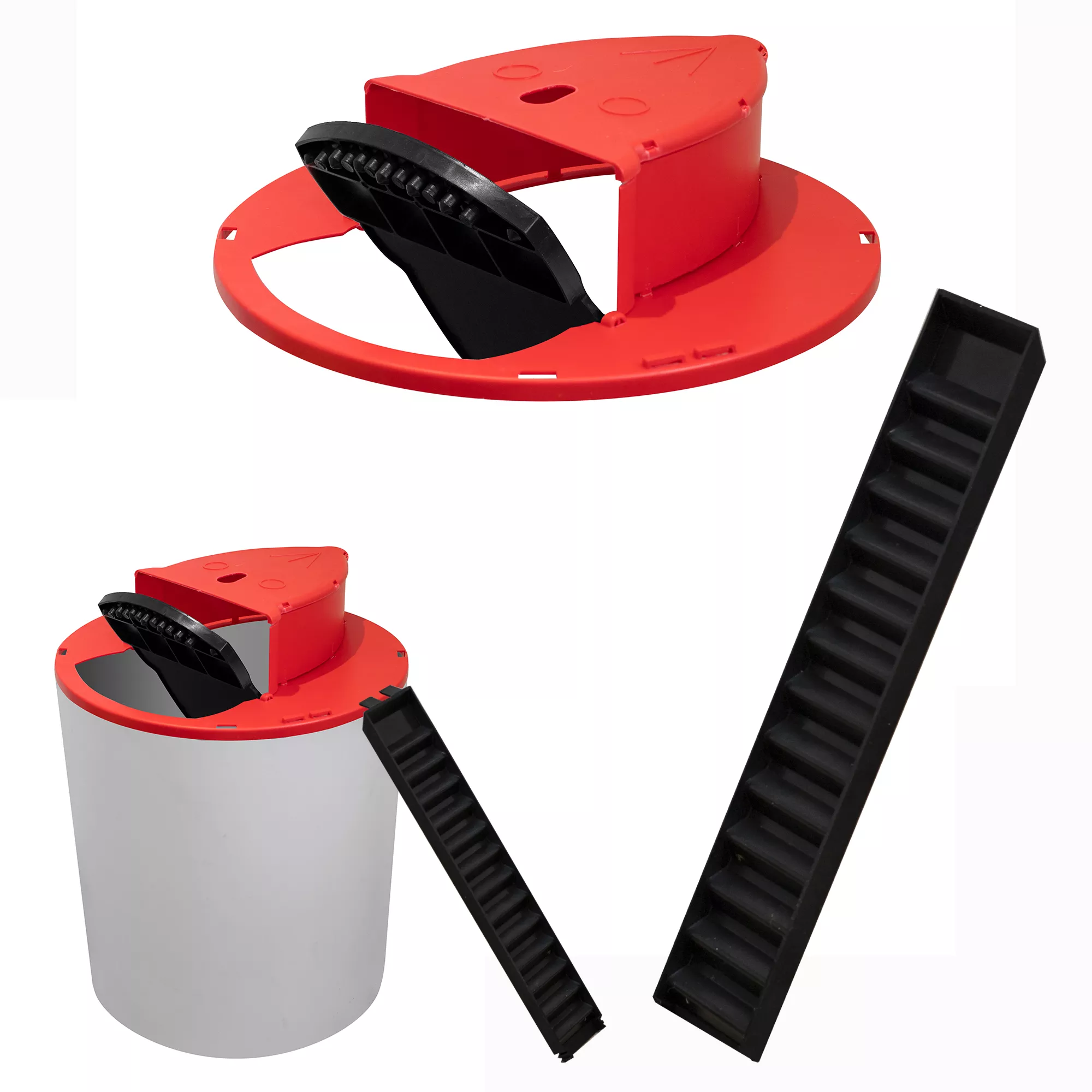 Bucket and Water Mouse Trap, Red Mouse Trap Bucket Lid Factory