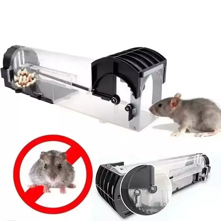 Indoor Reusable Live Mousetrap for Easy, No-touch Release of Pest Control