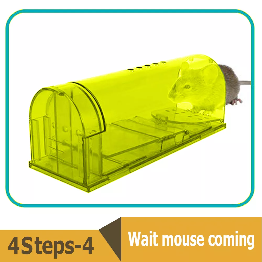 Yellow Live Catch Mouse Trap